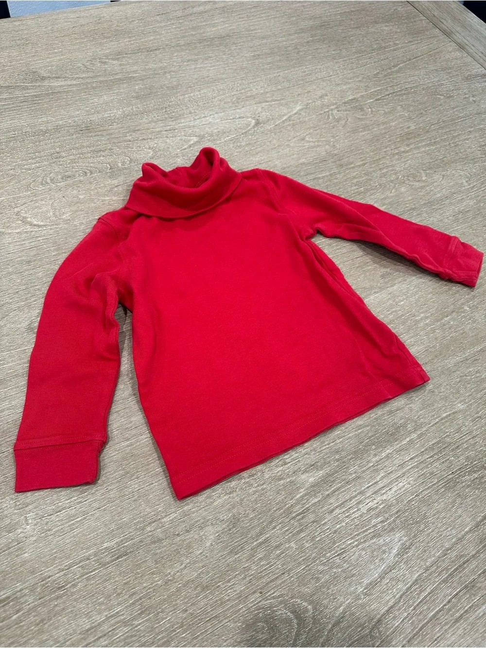 Carter's Bright Red Long Sleeve Turtleneck Top for Kids